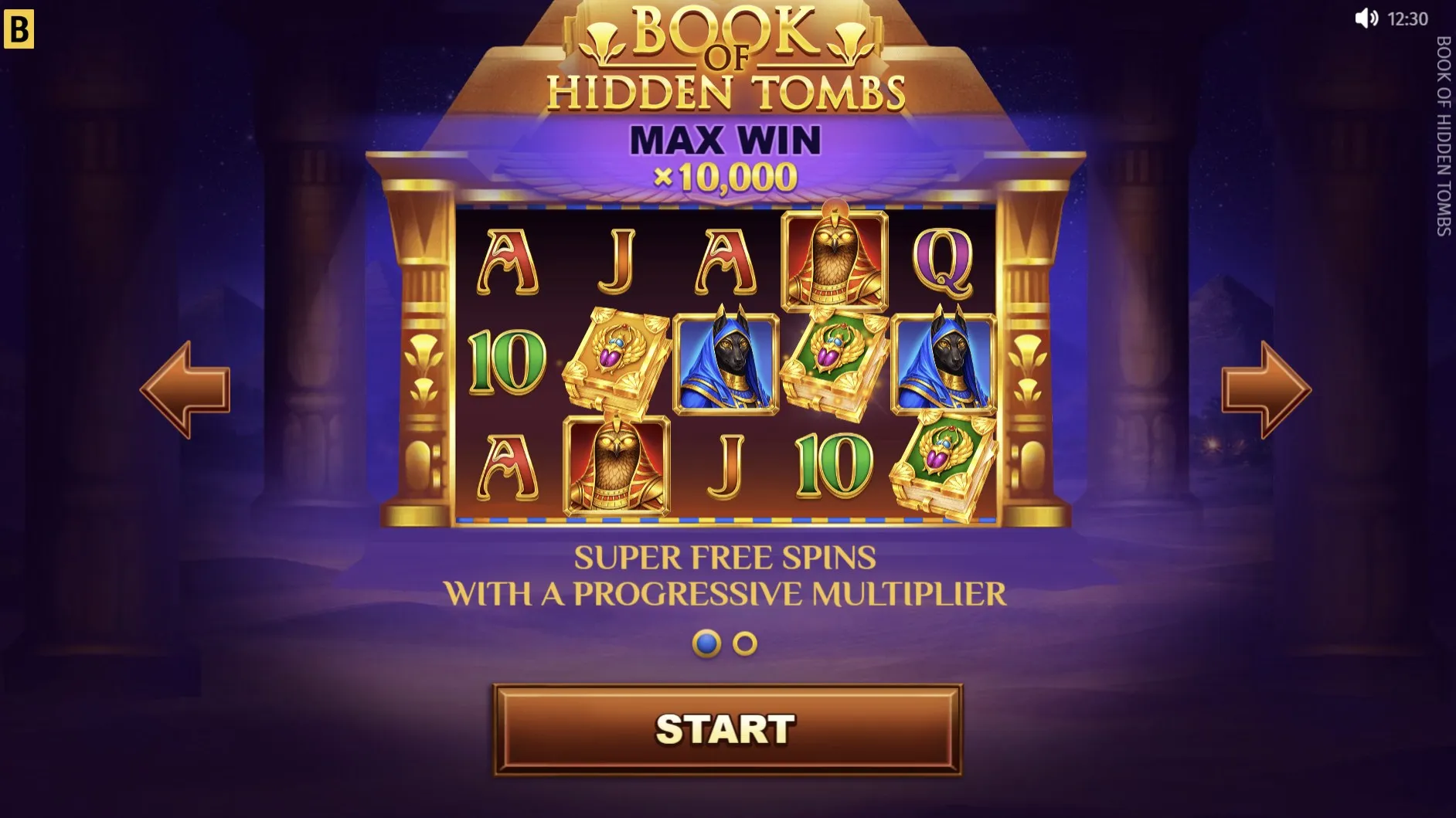 Social casino rules and feature information for a virtual game session